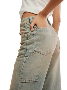 We The Free Tinsley High Waist Baggy Jeans Womens Size 31